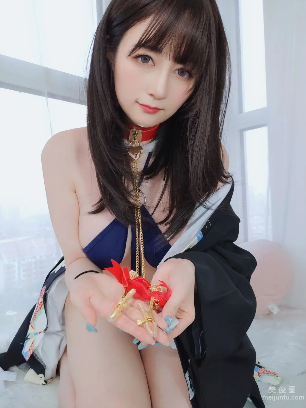[網紅COSER寫真] 白銀 - 和服下的秘密 42