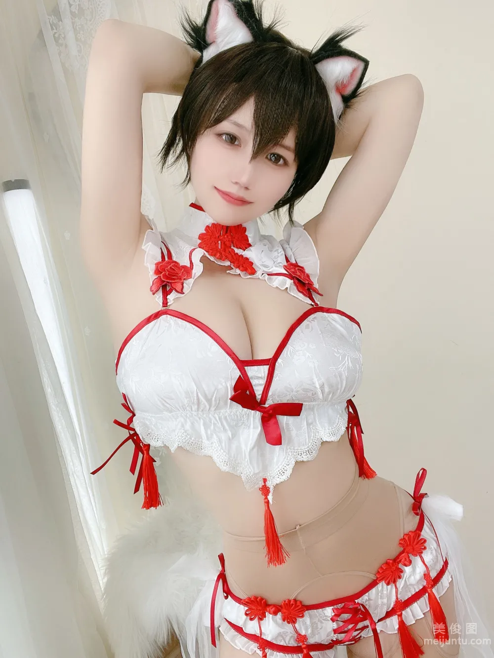 [網紅COSER寫真] 小倉千代w - 貓耳短發 3