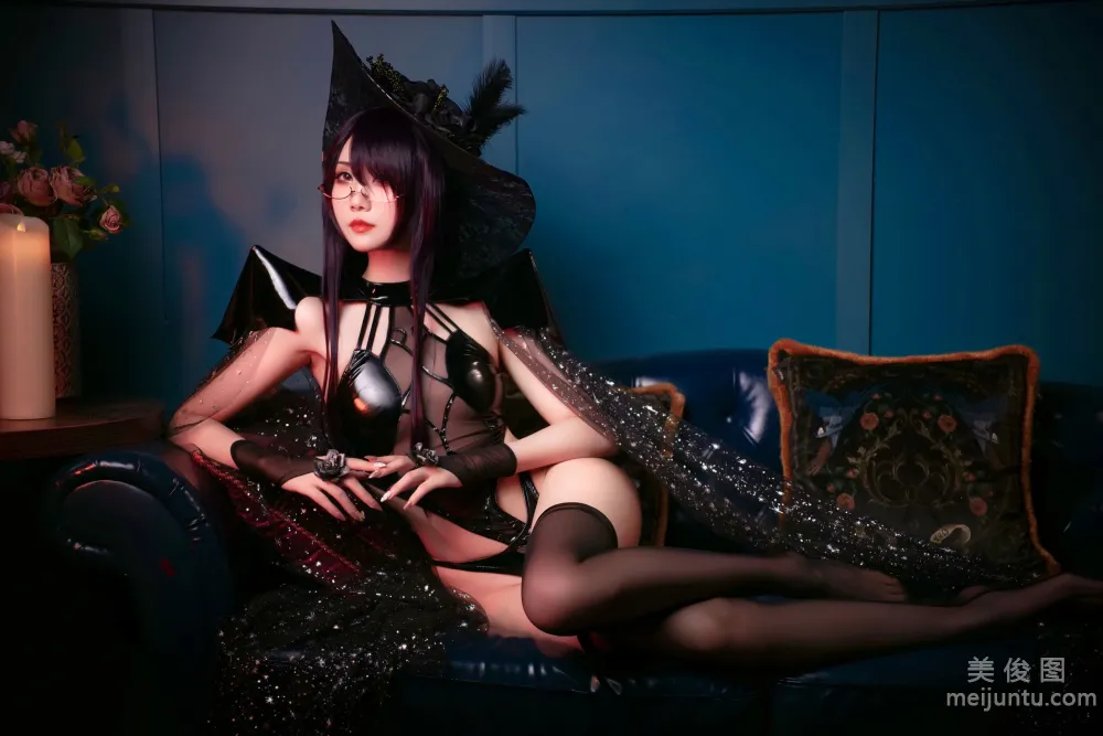 [网红COSER写真] 曉美媽&羊大真人 - 魔女集会17