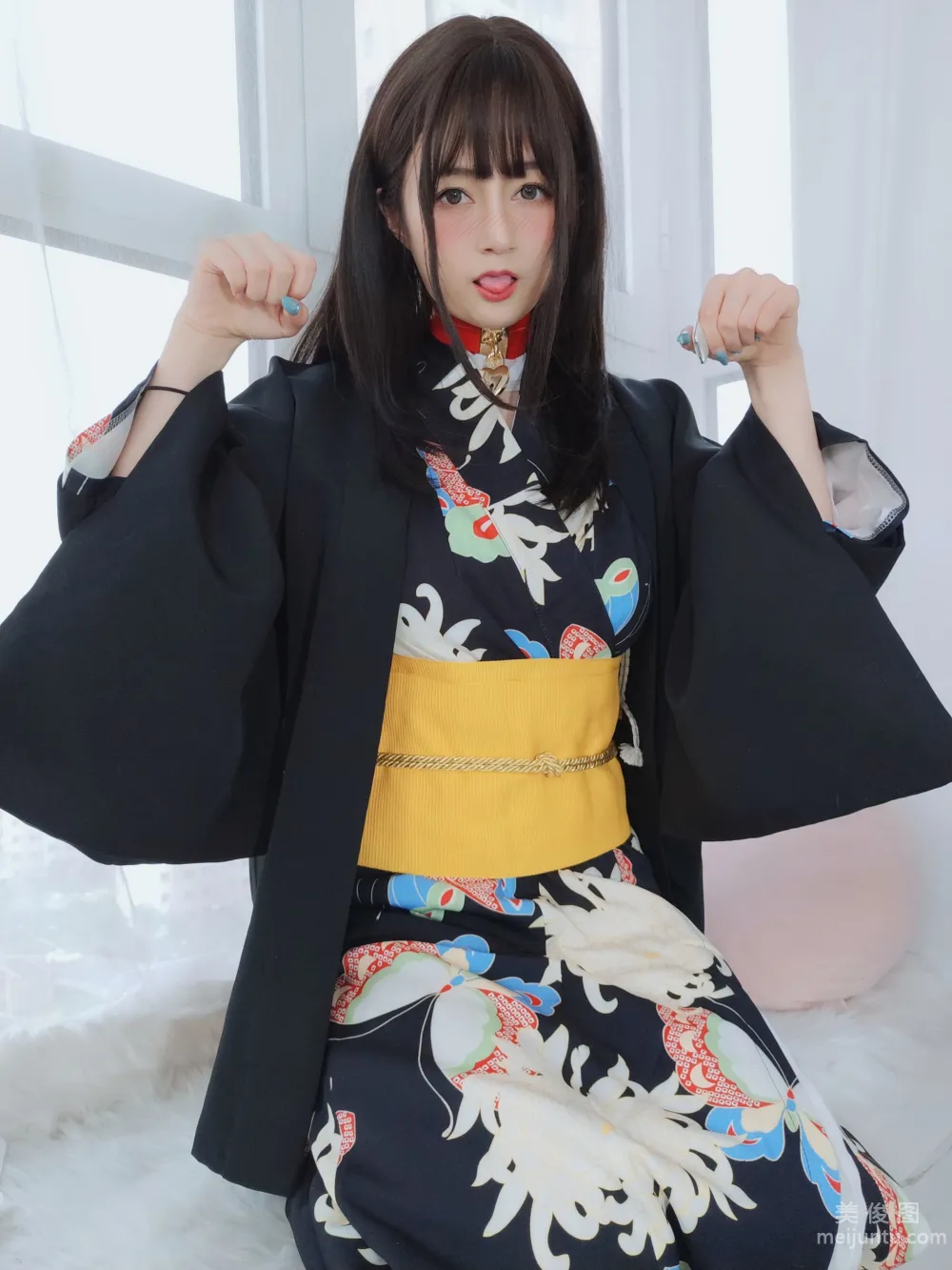 [網紅COSER寫真] 白銀 - 和服下的秘密 39
