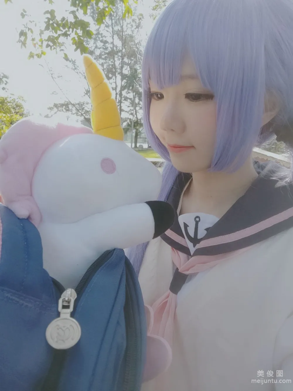 [網紅COSER寫真] Sally Dorasnow - Unicorn JK Set 套圖 7
