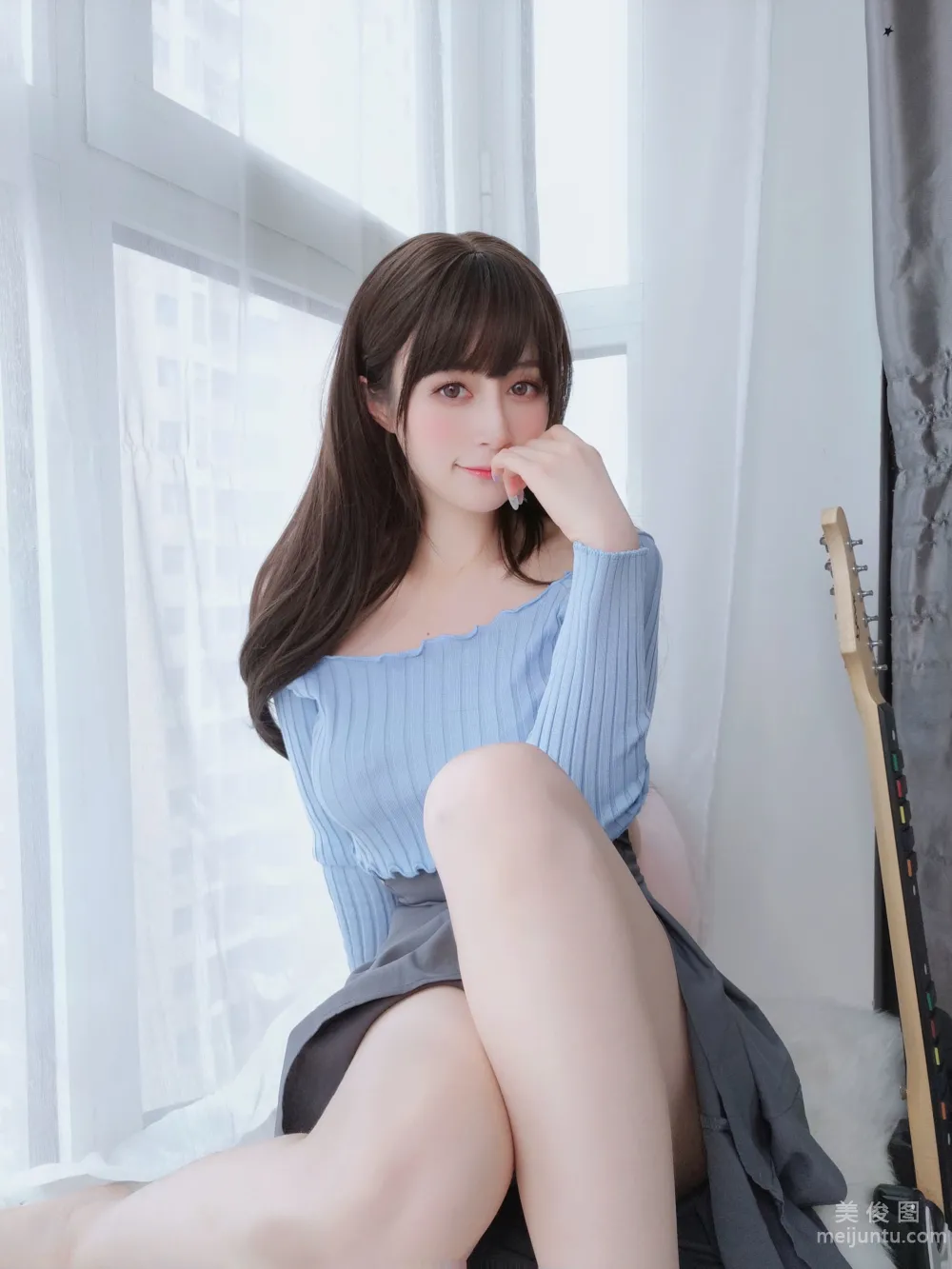 [網紅COSER寫真] 白銀 - 吉他妹妹 130