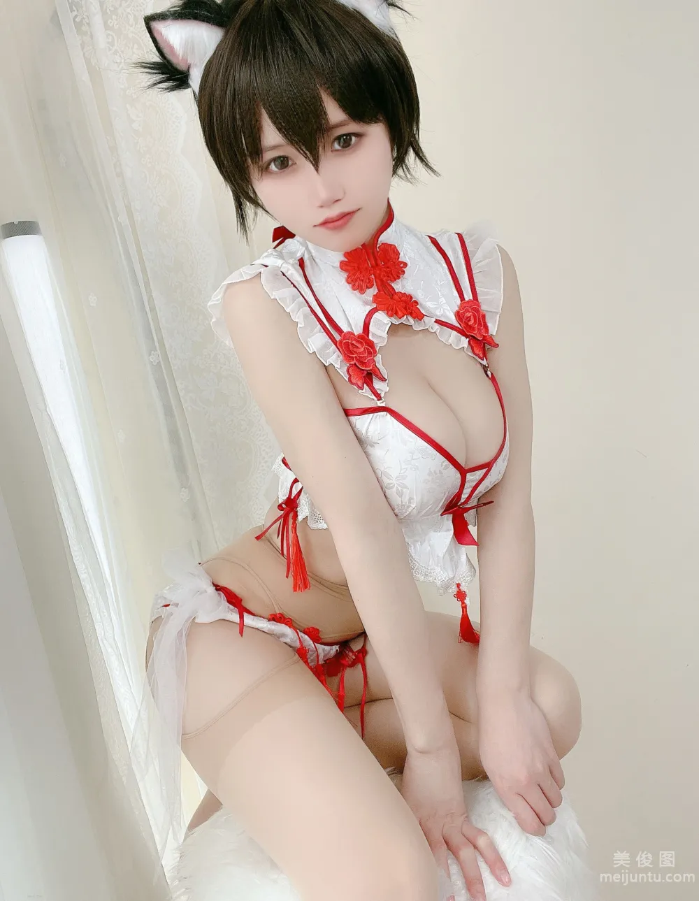 [網紅COSER寫真] 小倉千代w - 貓耳短發 6