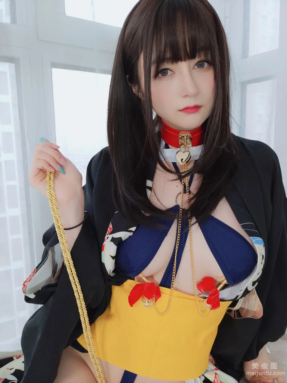 [網紅COSER寫真] 白銀 - 和服下的秘密 30