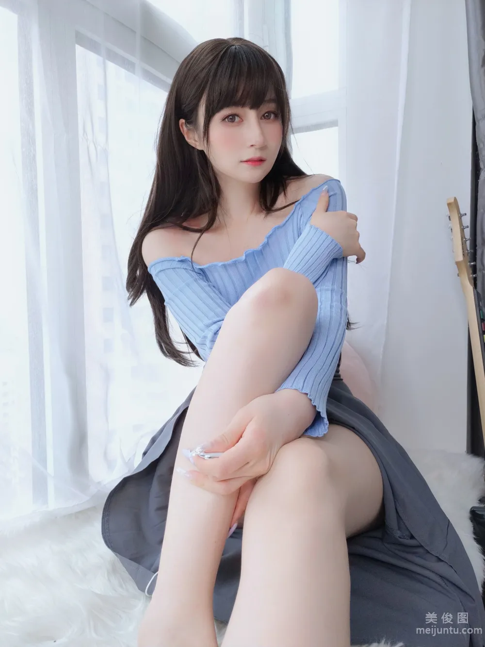 [網紅COSER寫真] 白銀 - 吉他妹妹 132