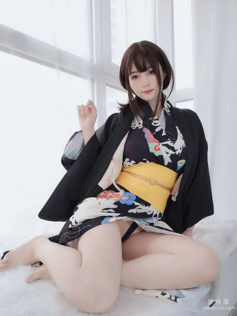 [網紅COSER寫真] 白銀 - 和服下的秘密 8