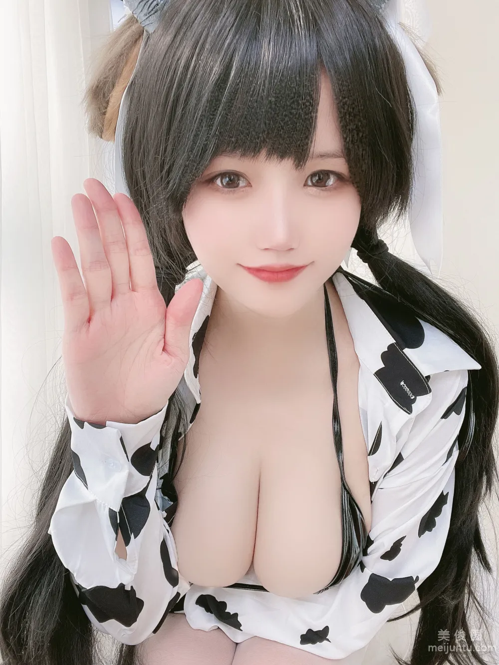 [網紅COSER寫真] 小倉千代w - 奶牛襯衣 15