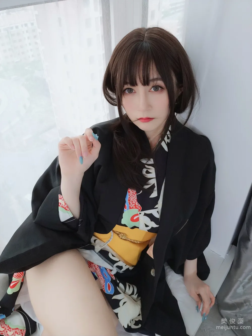 [網紅COSER寫真] 白銀 - 和服下的秘密 17