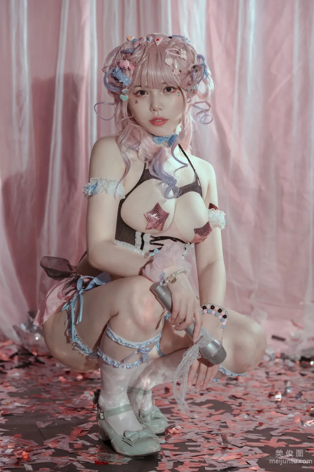 [網紅COSER寫真] 七月喵子 - 愛豆 15