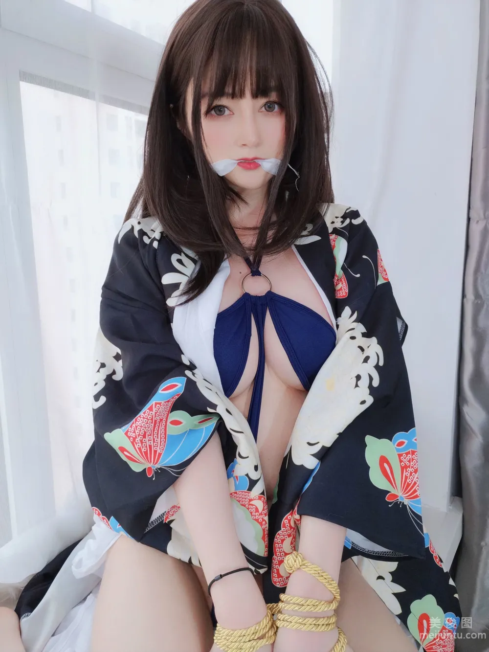 [網紅COSER寫真] 白銀 - 和服下的秘密 21