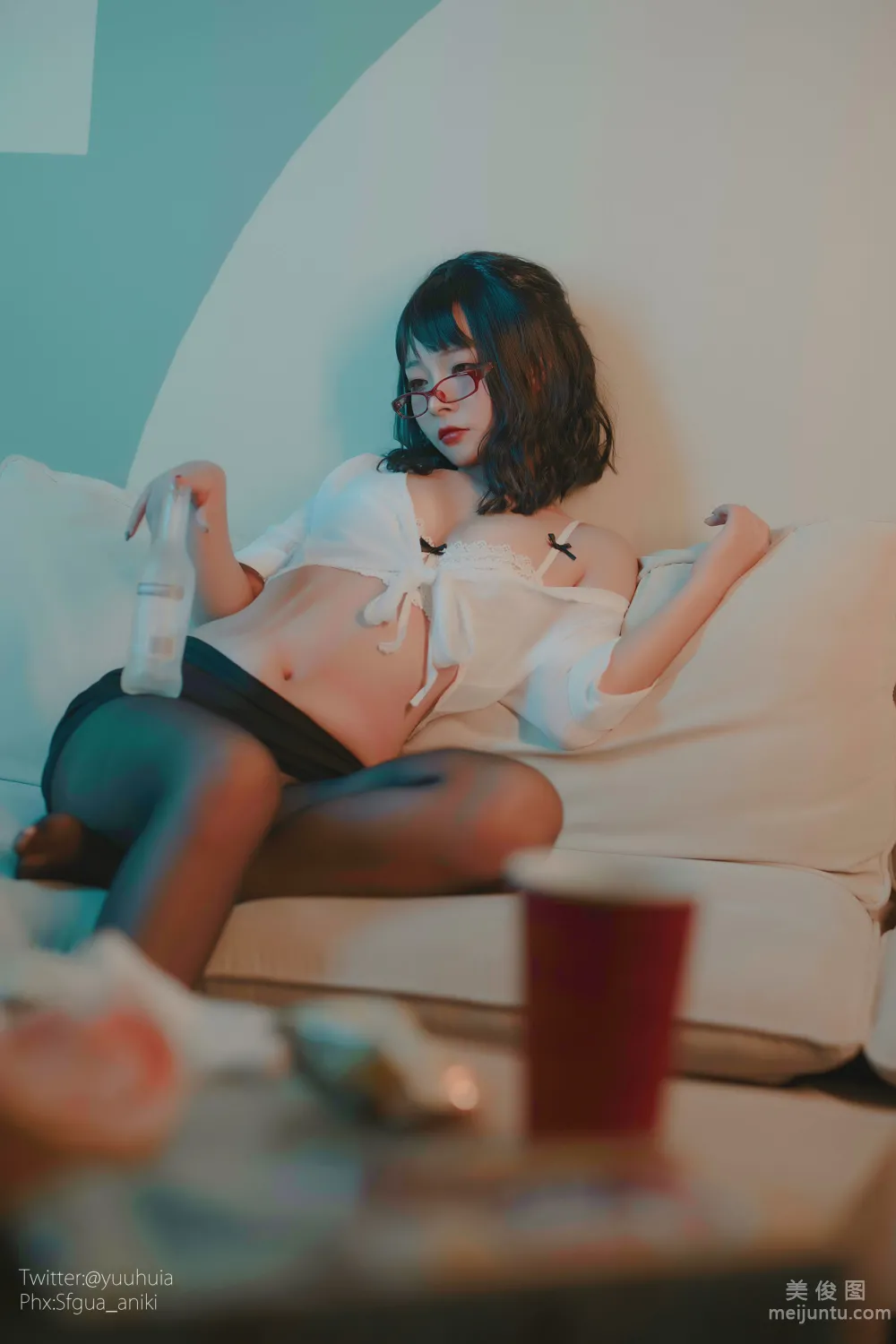 [網紅COSER寫真] yuuhui玉彙 - 宿醉 套圖 29
