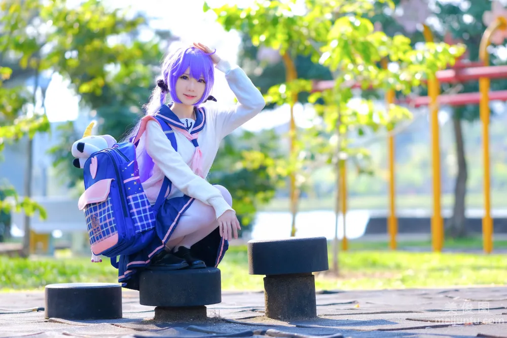 [網紅COSER寫真] Sally Dorasnow - Unicorn JK Set 套圖 21