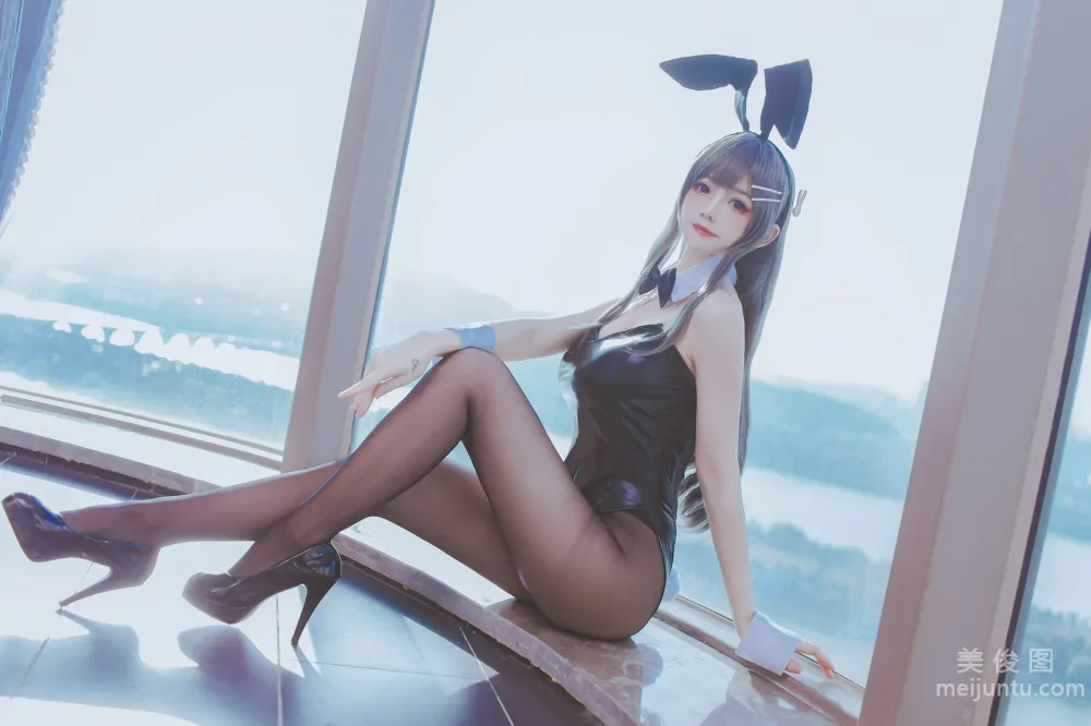 [網紅COSER寫真] 衣衣 - 麻衣兔女郎 套圖 42
