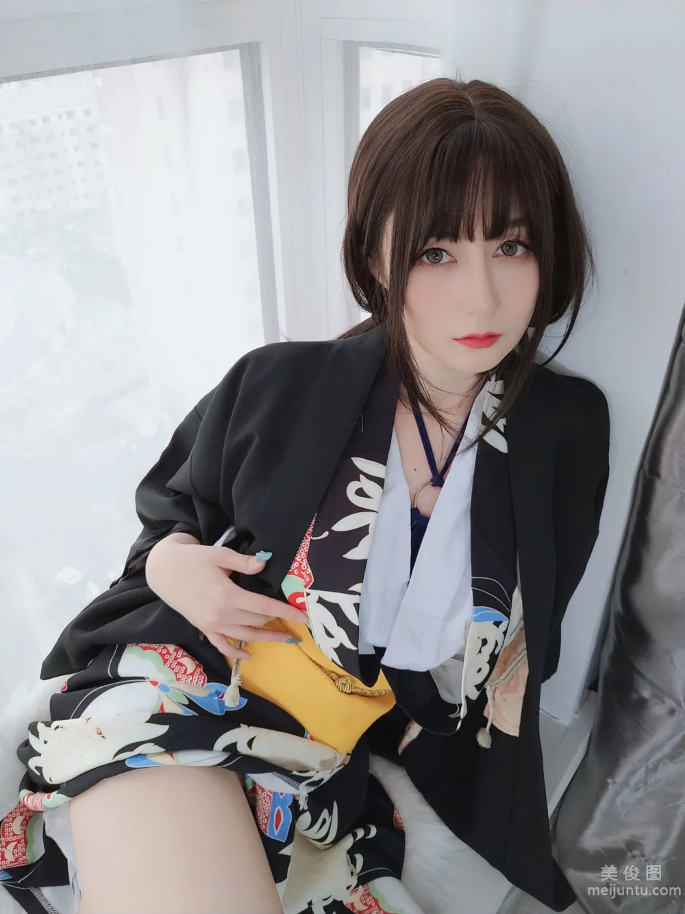 [網紅COSER寫真] 白銀 - 和服下的秘密 19
