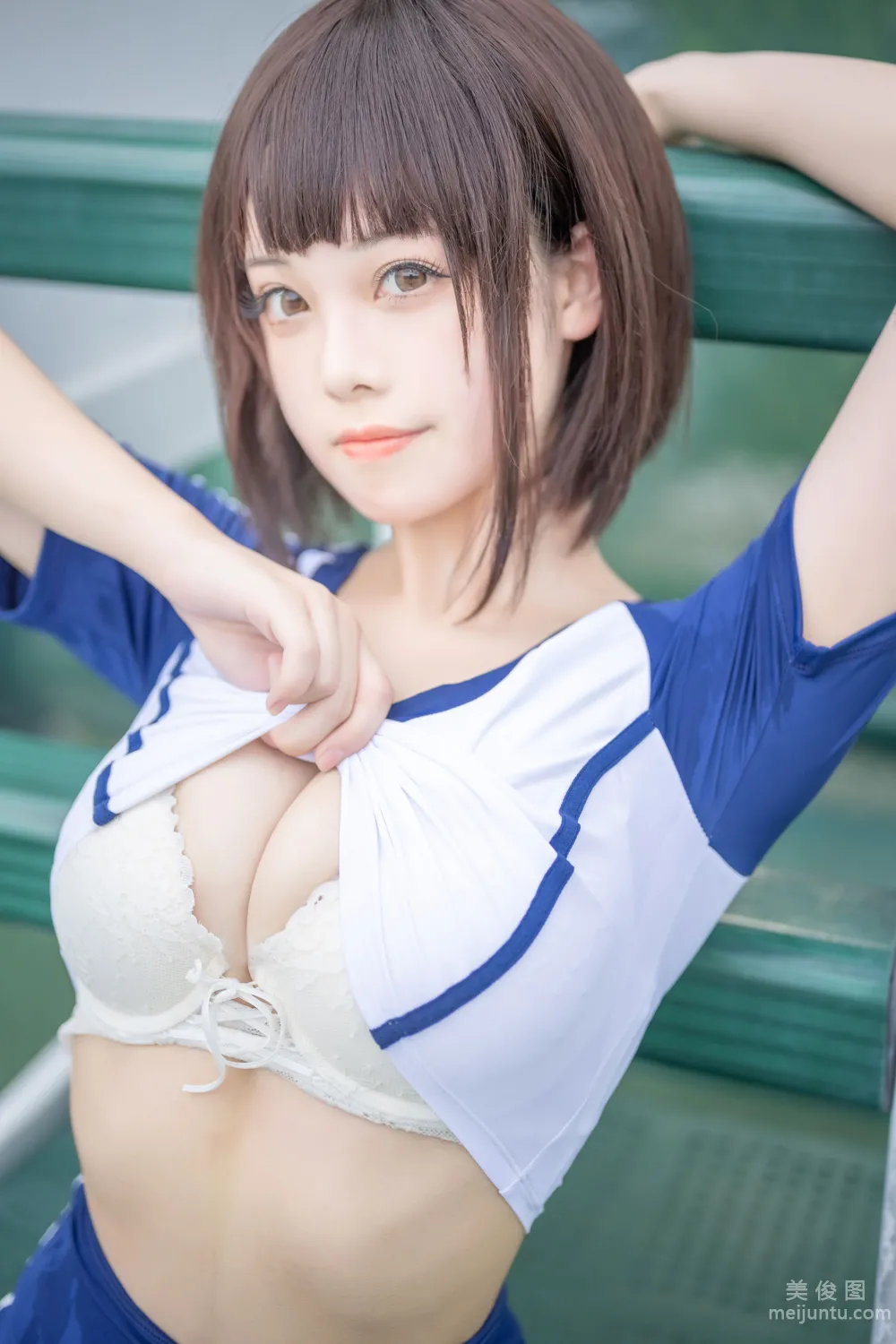 [網紅COSER寫真] 蜜汁貓裘 - 體操服 42