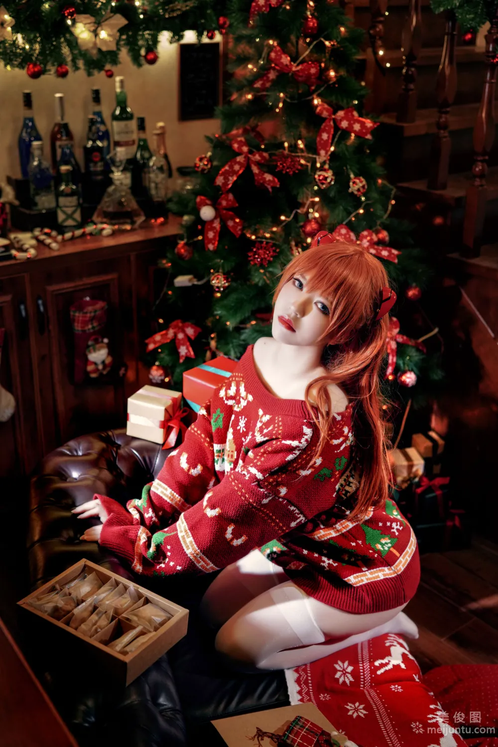 [網紅COSER寫真] 半半子 - 式波・ASUKA Christmas 17