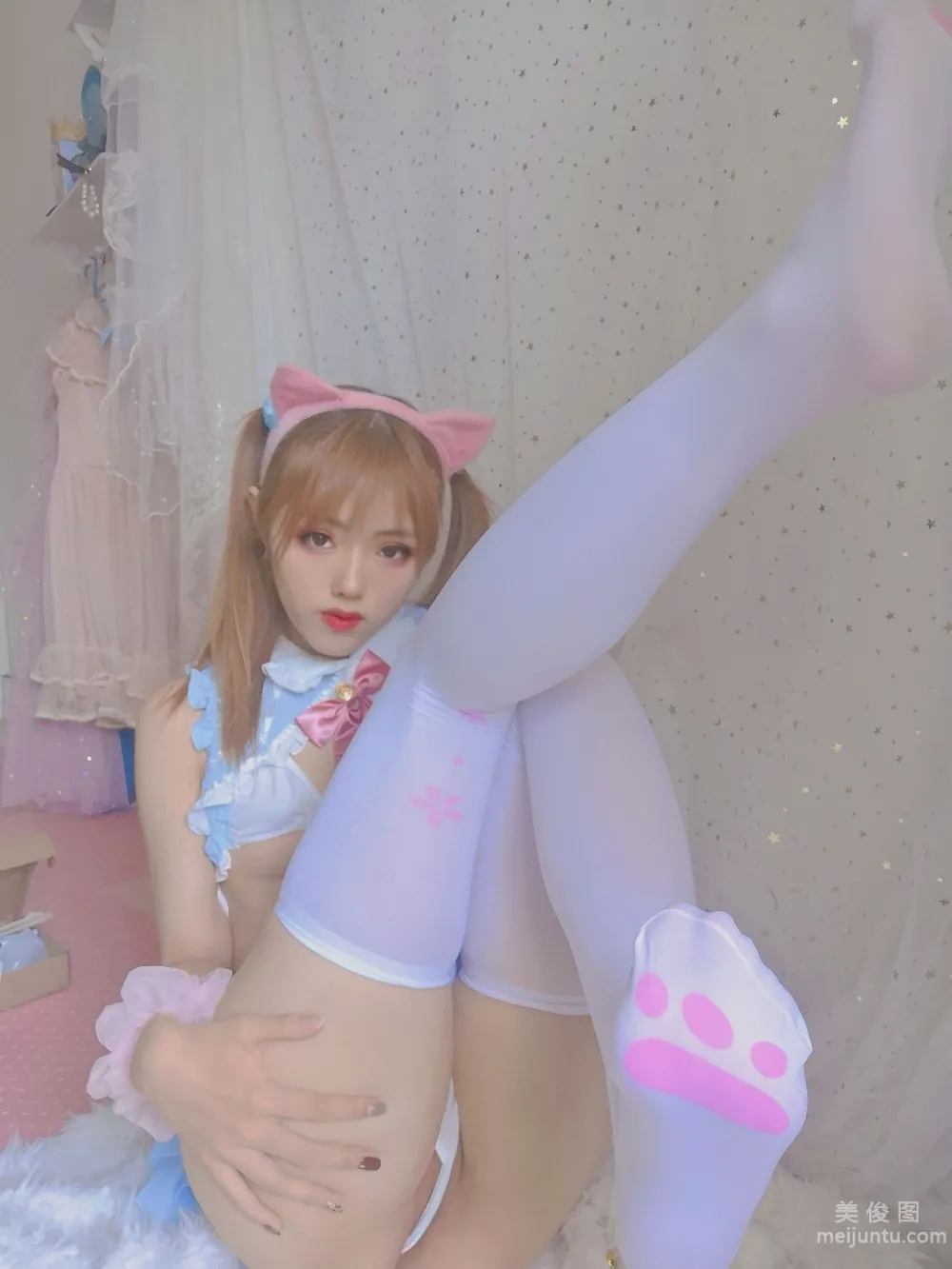 [網紅COSER寫真] 钛合金大粑粑 - 貓耳女仆 8