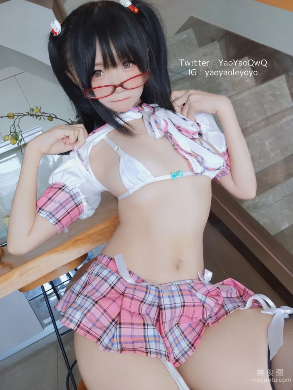 [網紅COSER寫真] 搖搖樂yoyo - fantia 一番可愛いのは尻尾です！ 17