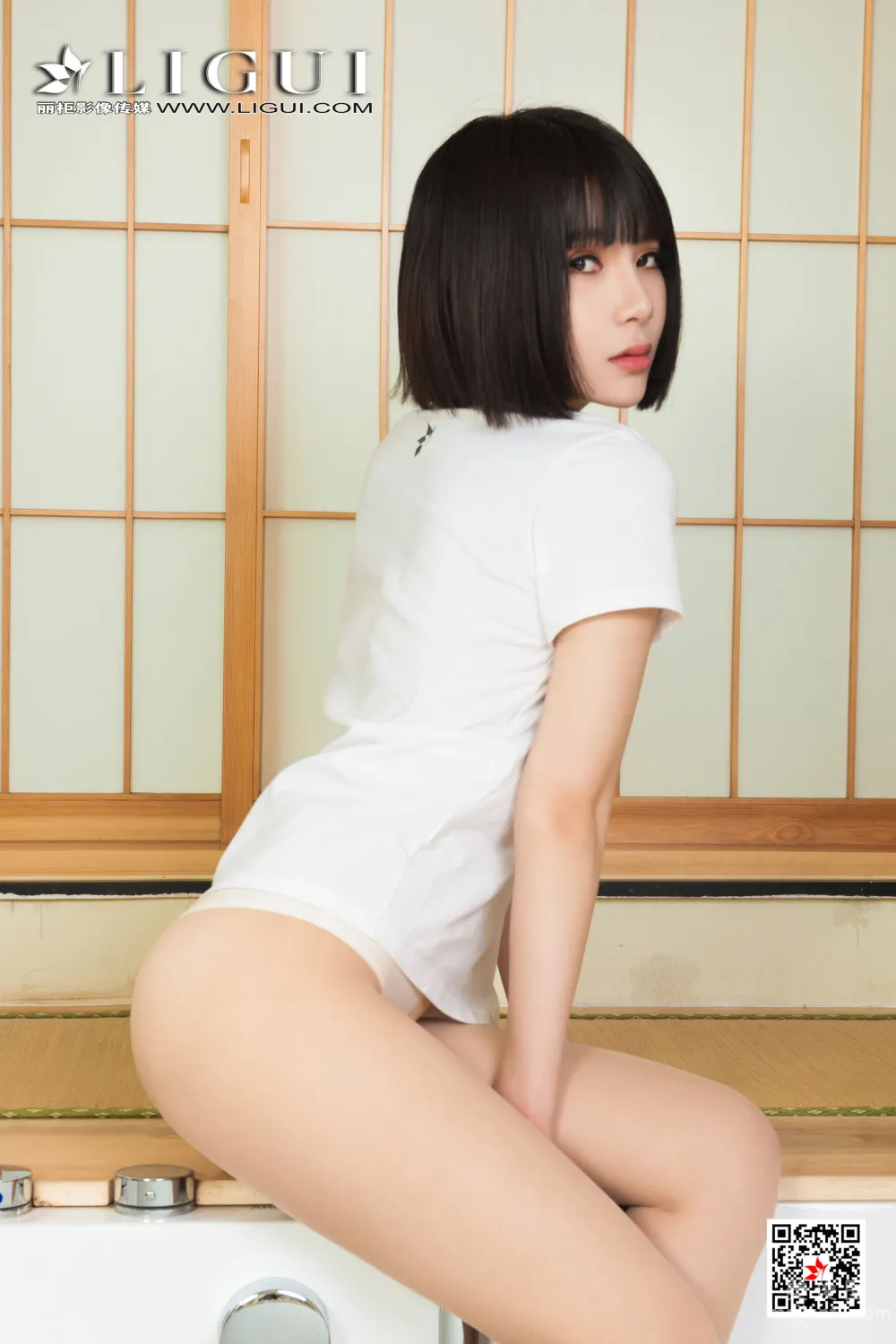 [丽柜Ligui] 2021.09.29 Model 小七  丝足美腿套图9
