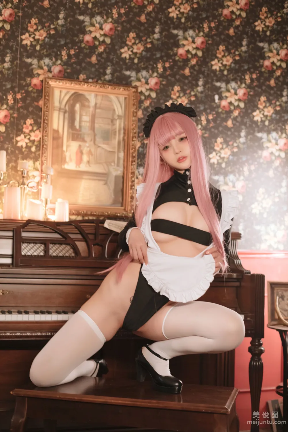 [網紅COSER寫真] 桜井甯甯 - 複古女仆 套圖 13