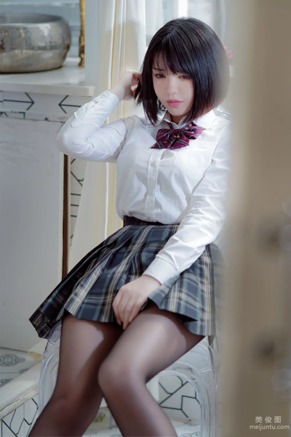 [網紅COSER寫真] 半半子 - 彼女の制服姿が好き 28