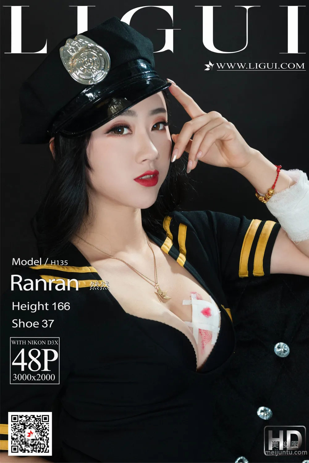 [丽柜Ligui] 2021.09.15 Model 然然 丝足美腿套图1