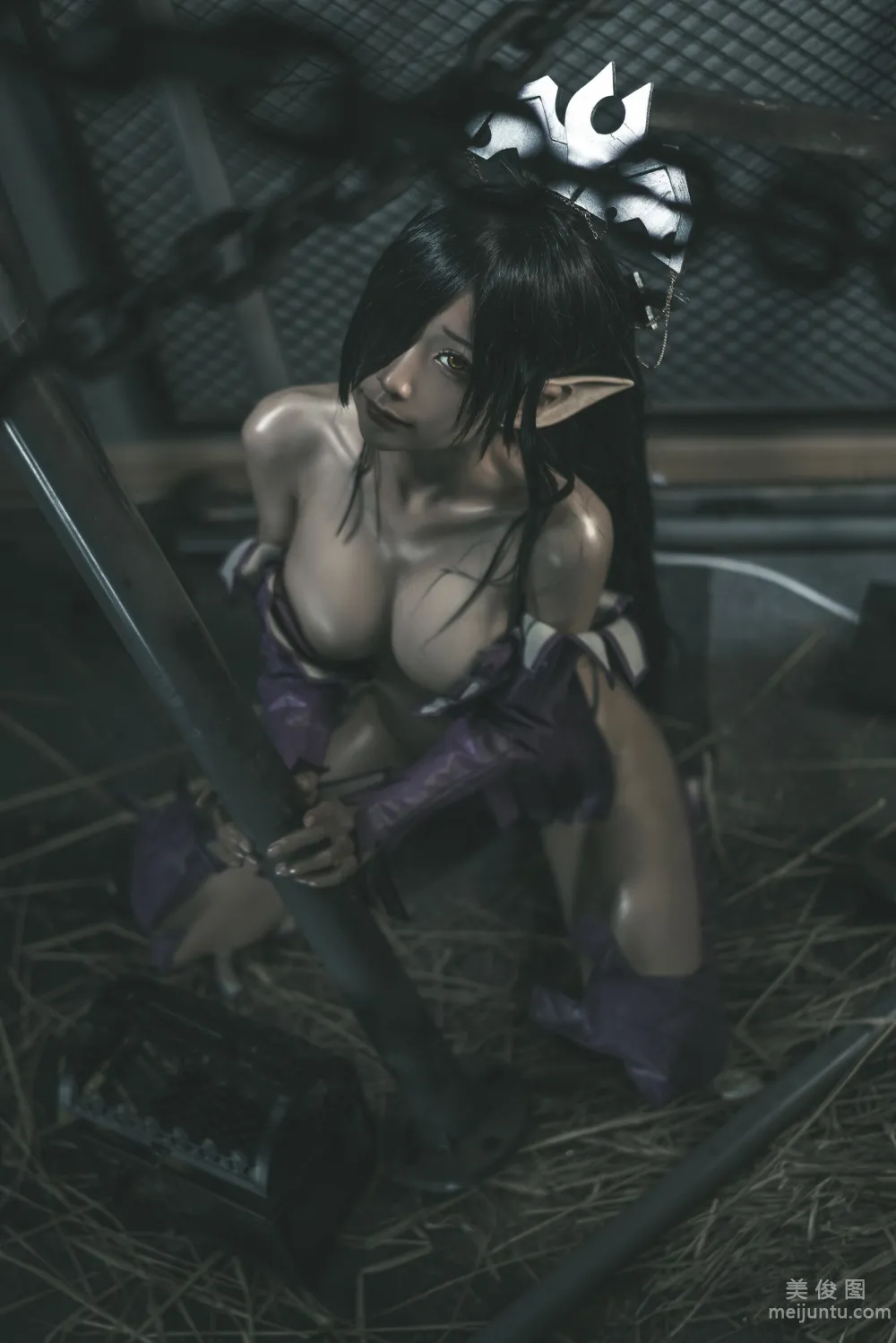 [網紅COSER寫真] 蠢沫沫 - 黑獸女王 原設 套圖 8