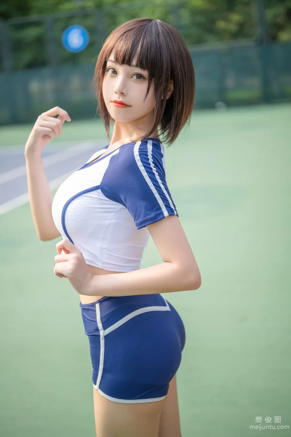[網紅COSER寫真] 蜜汁貓裘 - 體操服 8