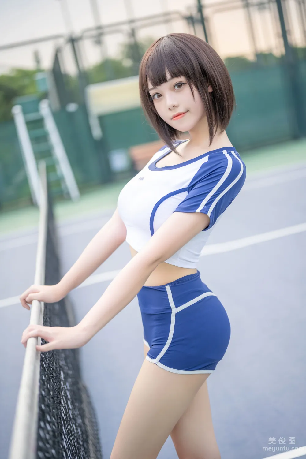 [網紅COSER寫真] 蜜汁貓裘 - 體操服 5