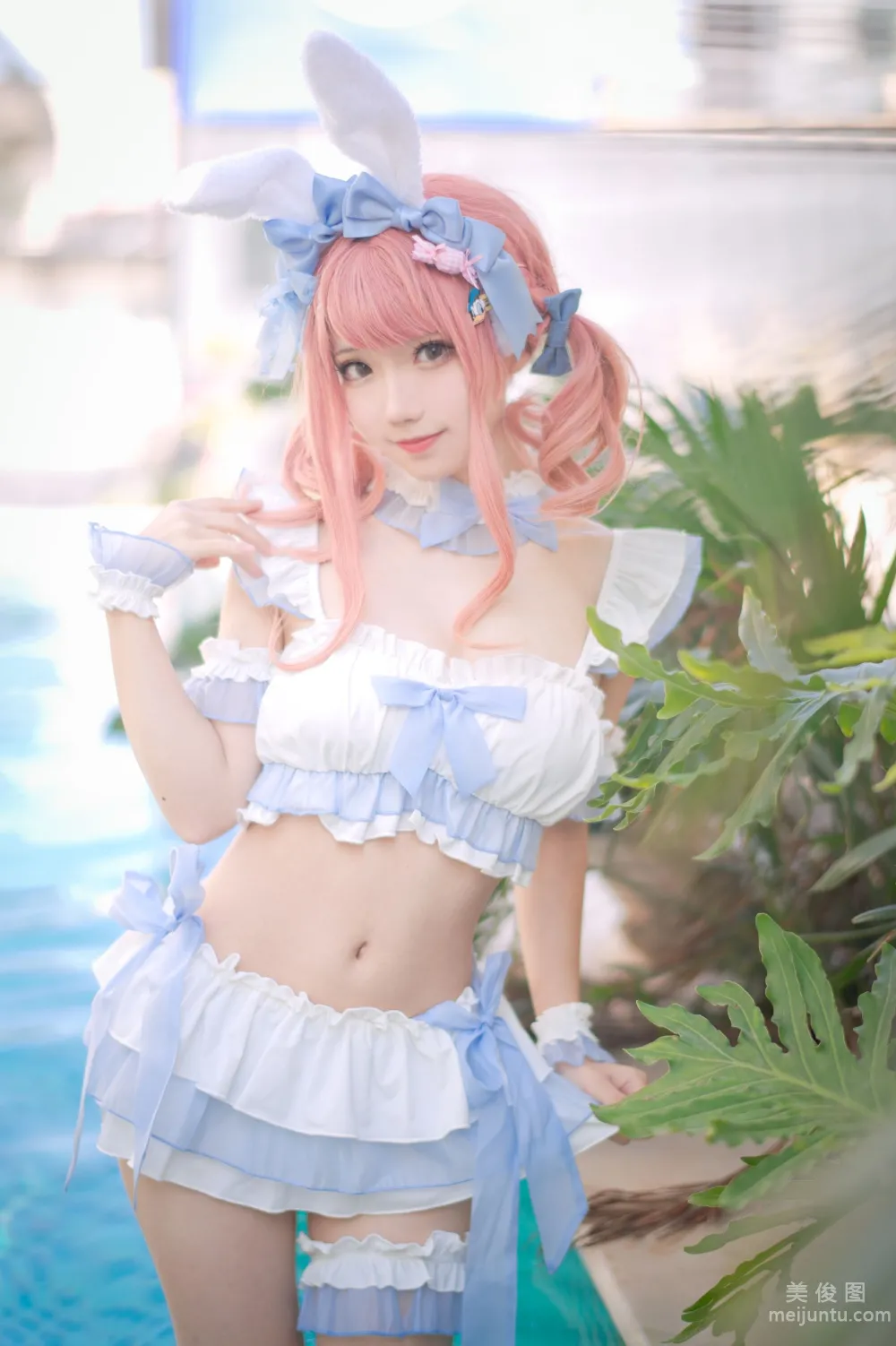 [網紅COSER寫真] 花柒Hana - 夏日甜芯 泳裝 套圖 34