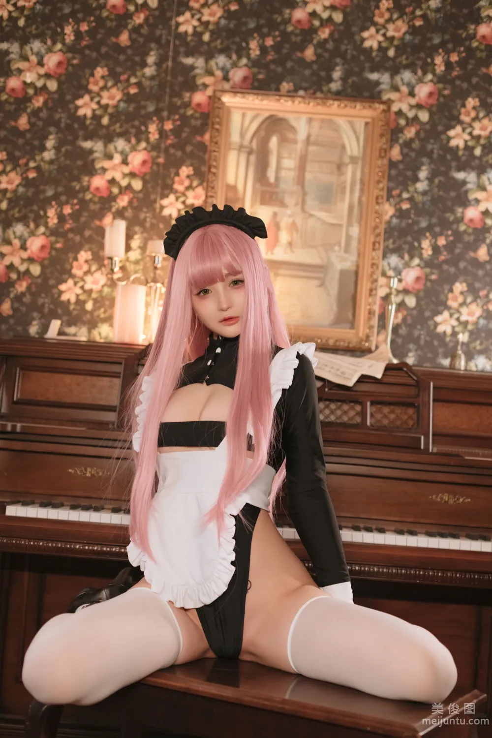 [網紅COSER寫真] 桜井甯甯 - 複古女仆 套圖 42