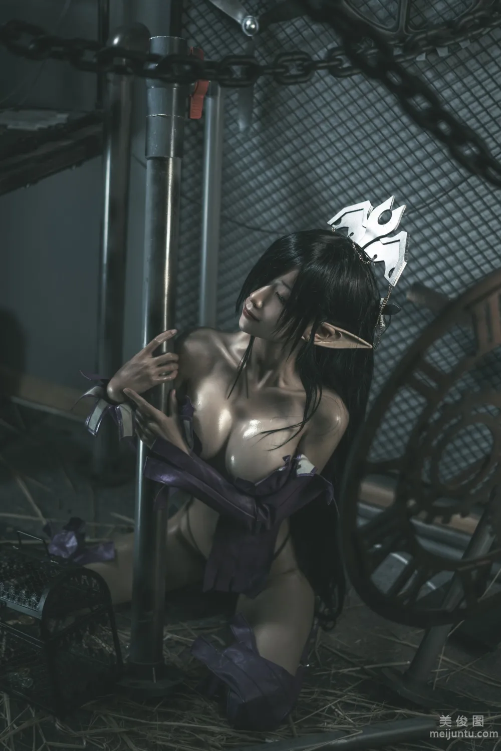 [網紅COSER寫真] 蠢沫沫 - 黑獸女王 原設 套圖 3