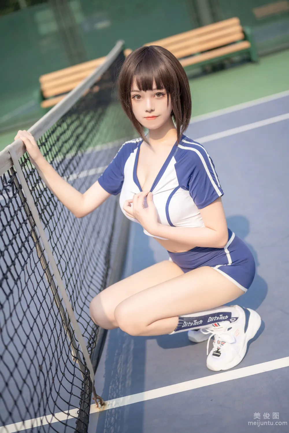 [網紅COSER寫真] 蜜汁貓裘 - 體操服 35