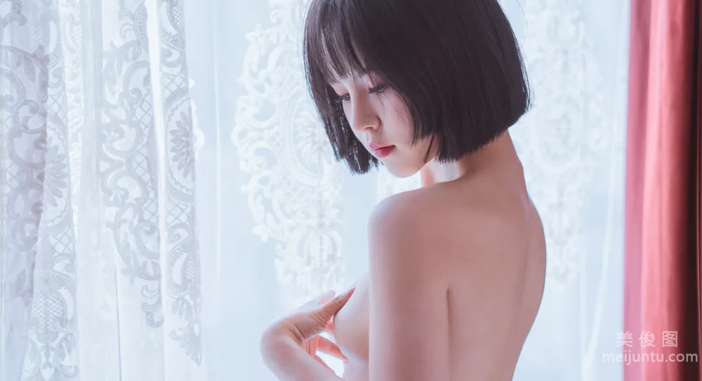 [網紅COSER寫真] 美少女暈崽 - 透明學生服 套圖 1