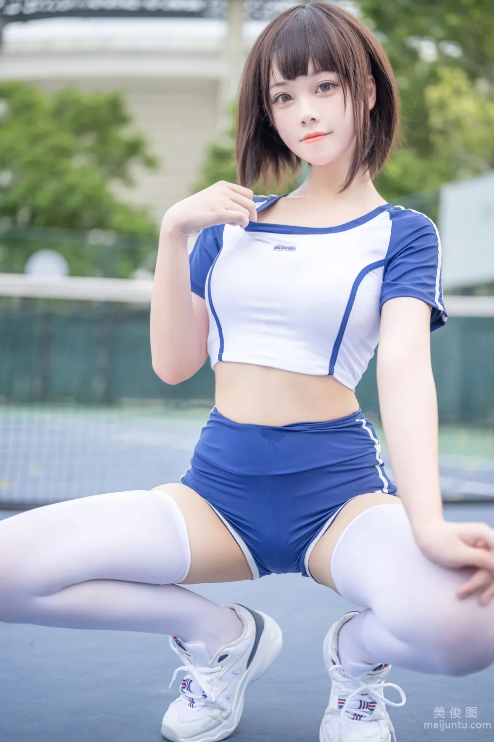 [網紅COSER寫真] 蜜汁貓裘 - 體操服 37