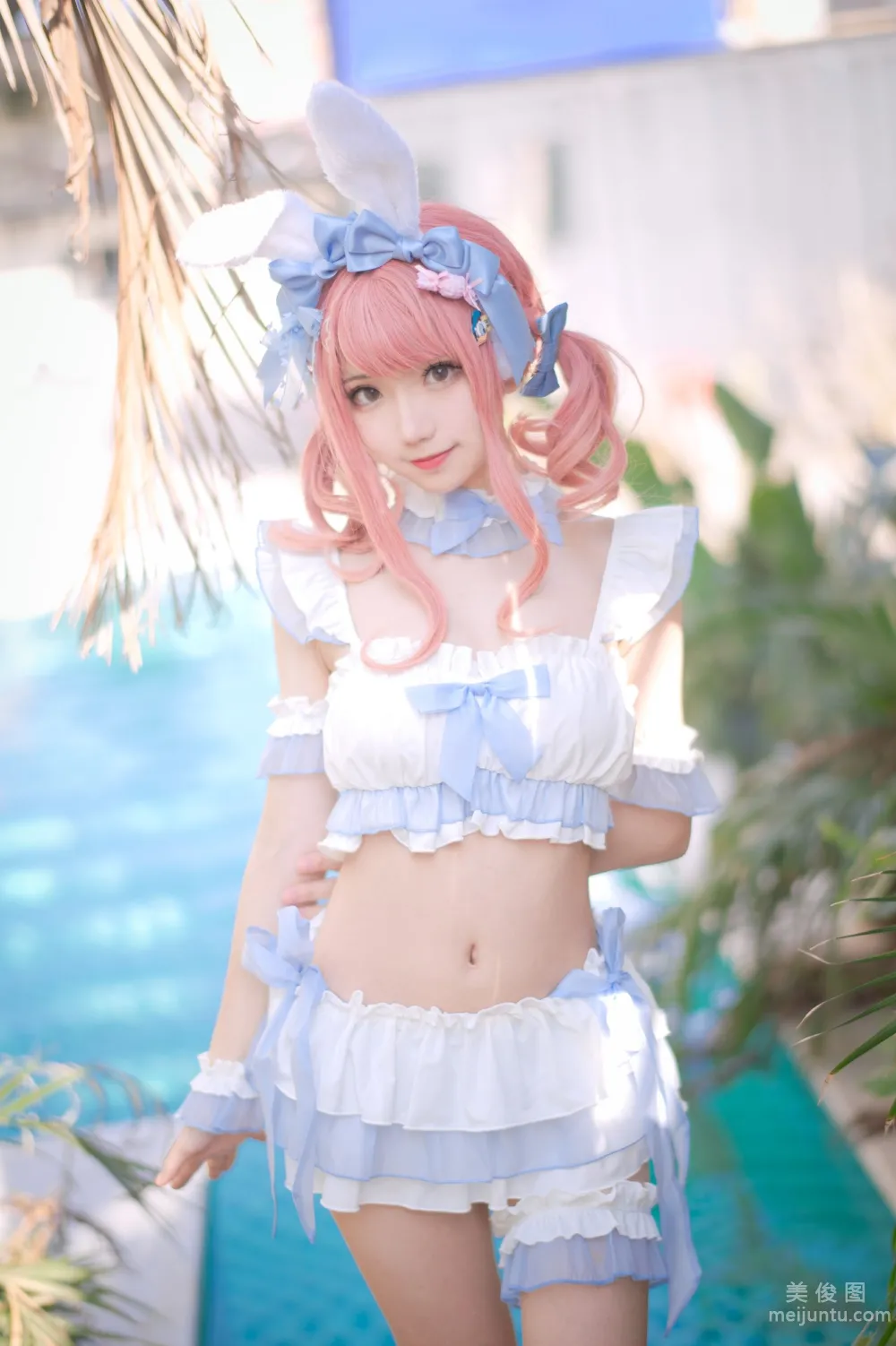 [網紅COSER寫真] 花柒Hana - 夏日甜芯 泳裝 套圖 35