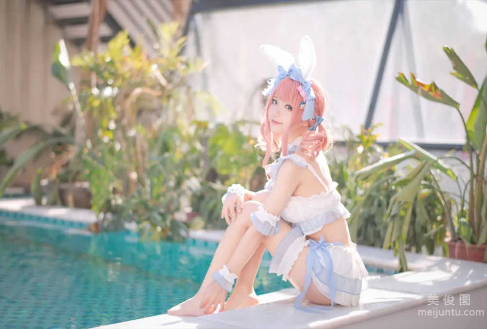 [網紅COSER寫真] 花柒Hana - 夏日甜芯 泳裝 套圖 5