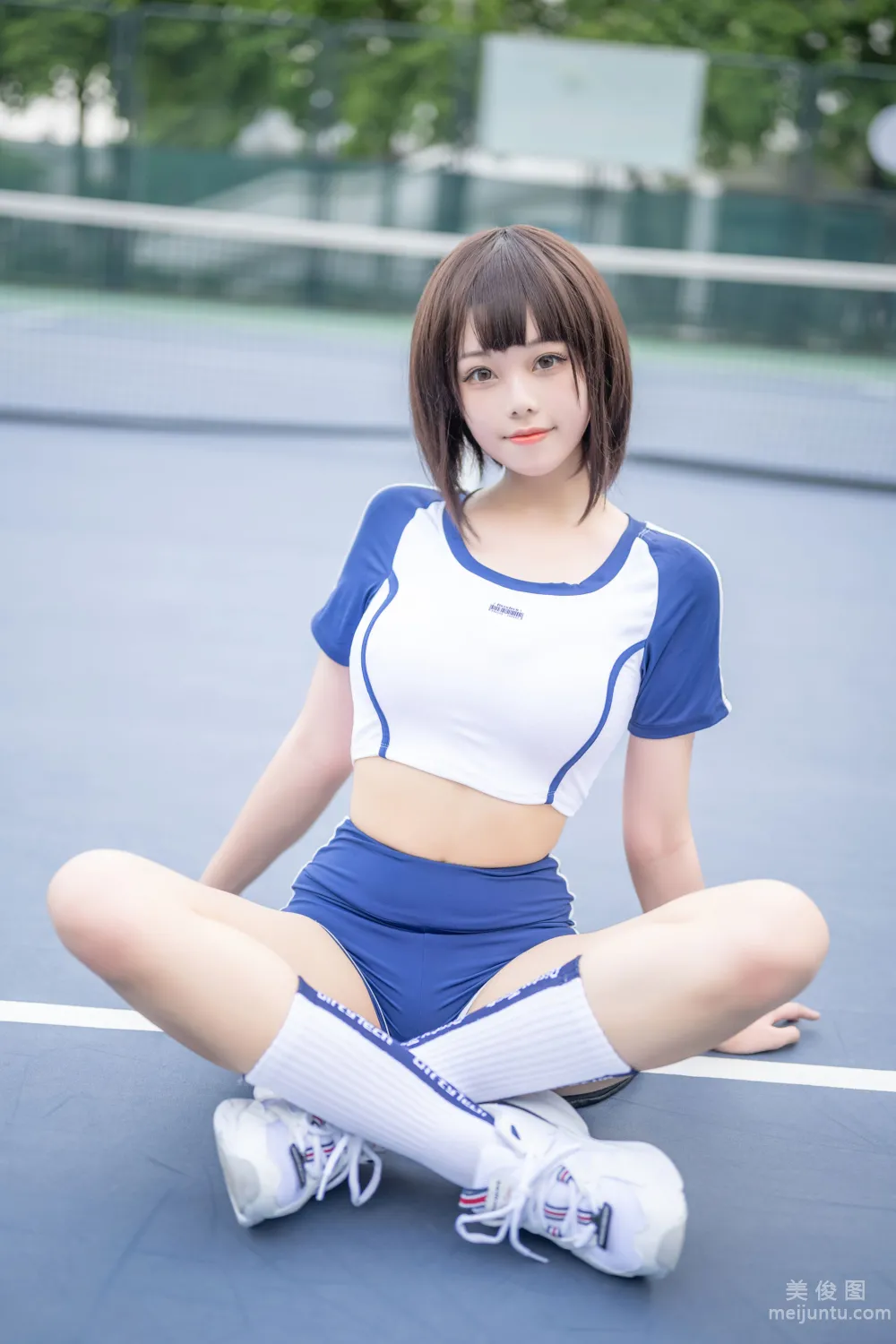 [網紅COSER寫真] 蜜汁貓裘 - 體操服 2