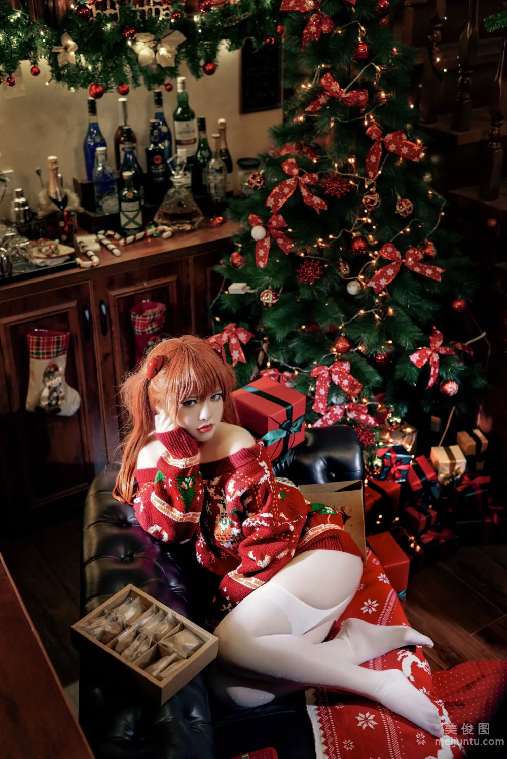 [網紅COSER寫真] 半半子 - 式波・ASUKA Christmas 16
