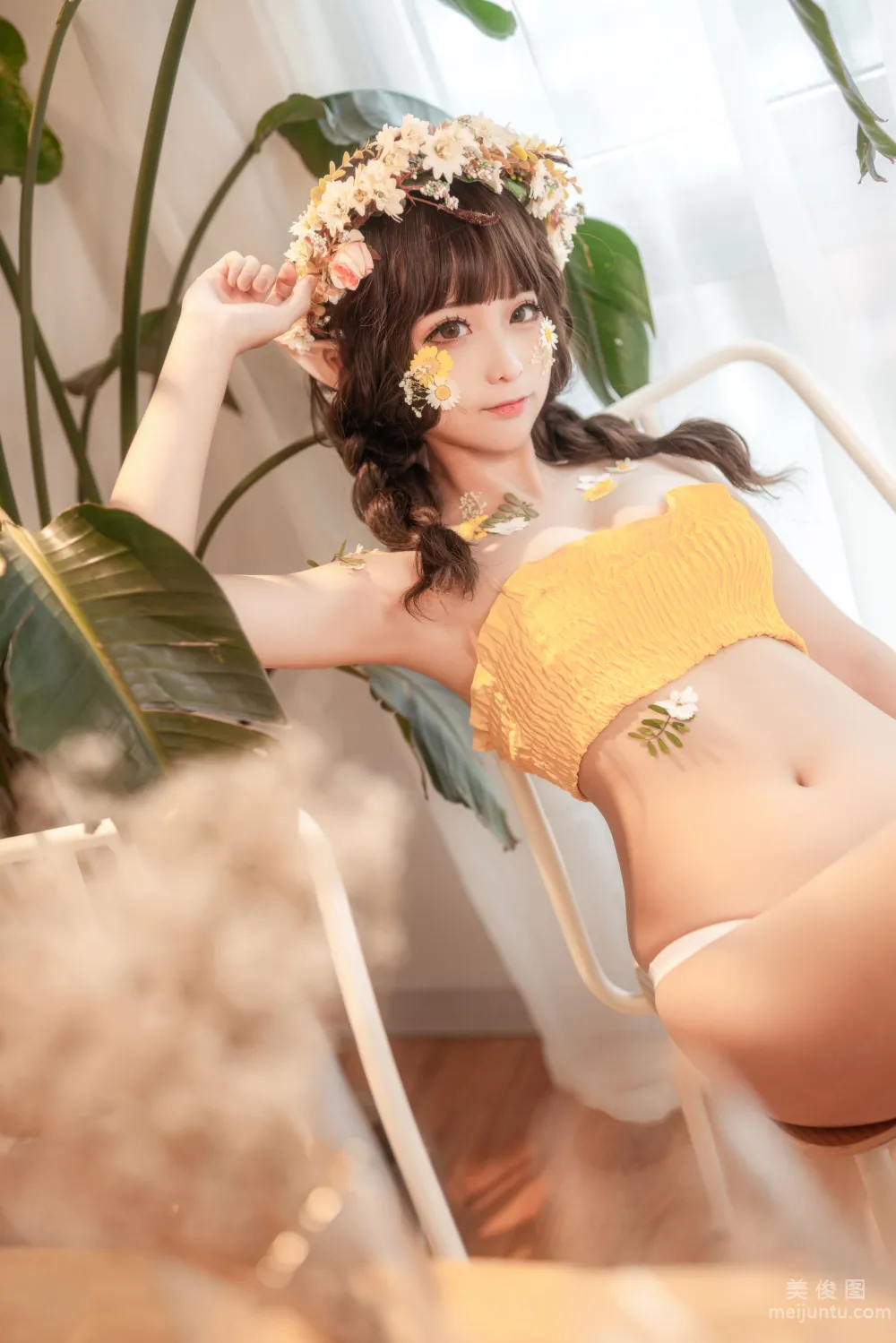 [網紅COSER寫真] 蠢沫沫 - 尖耳國度 花精靈 套圖 8