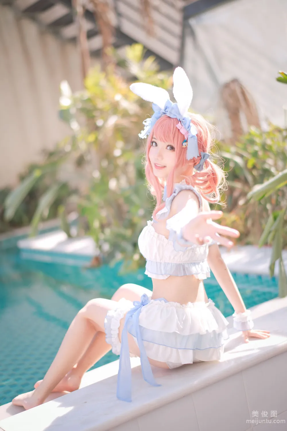 [網紅COSER寫真] 花柒Hana - 夏日甜芯 泳裝 套圖 4