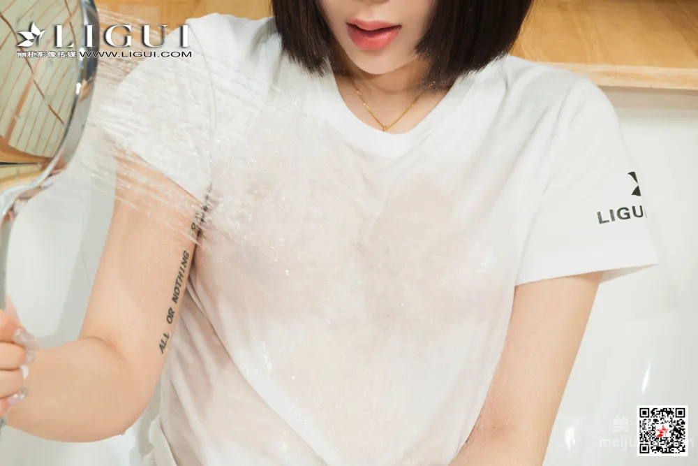 [麗櫃Ligui] 2021.09.29 Model 小七 絲足美腿套圖 28