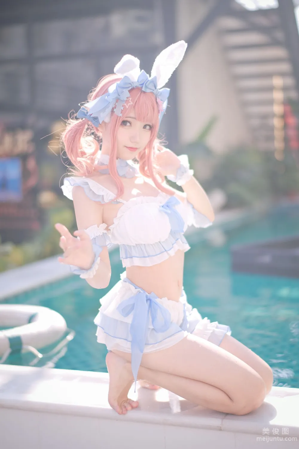 [網紅COSER寫真] 花柒Hana - 夏日甜芯 泳裝 套圖 26