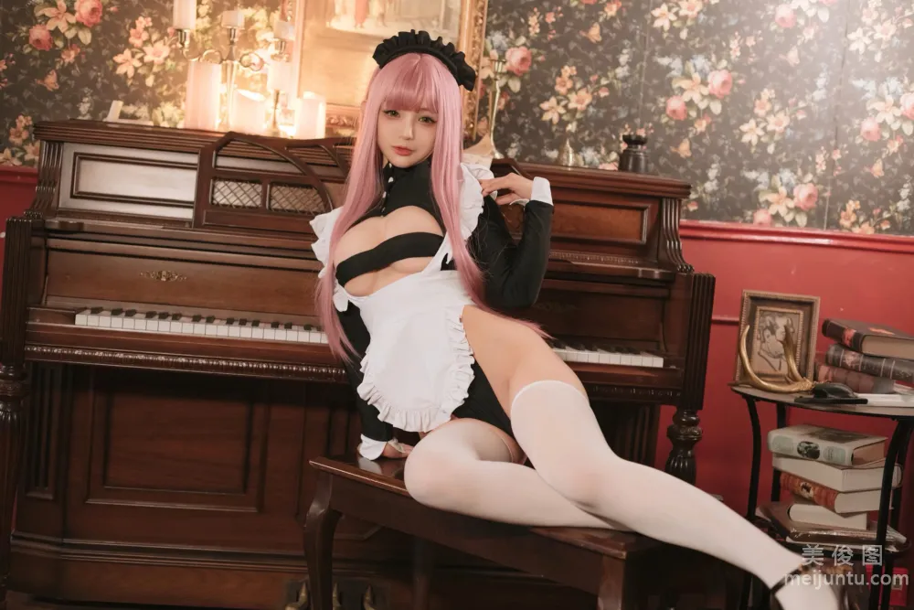 [網紅COSER寫真] 桜井甯甯 - 複古女仆 套圖 32