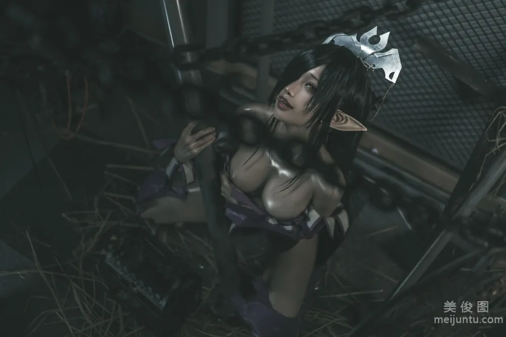 [網紅COSER寫真] 蠢沫沫 - 黑獸女王 原設 套圖 7