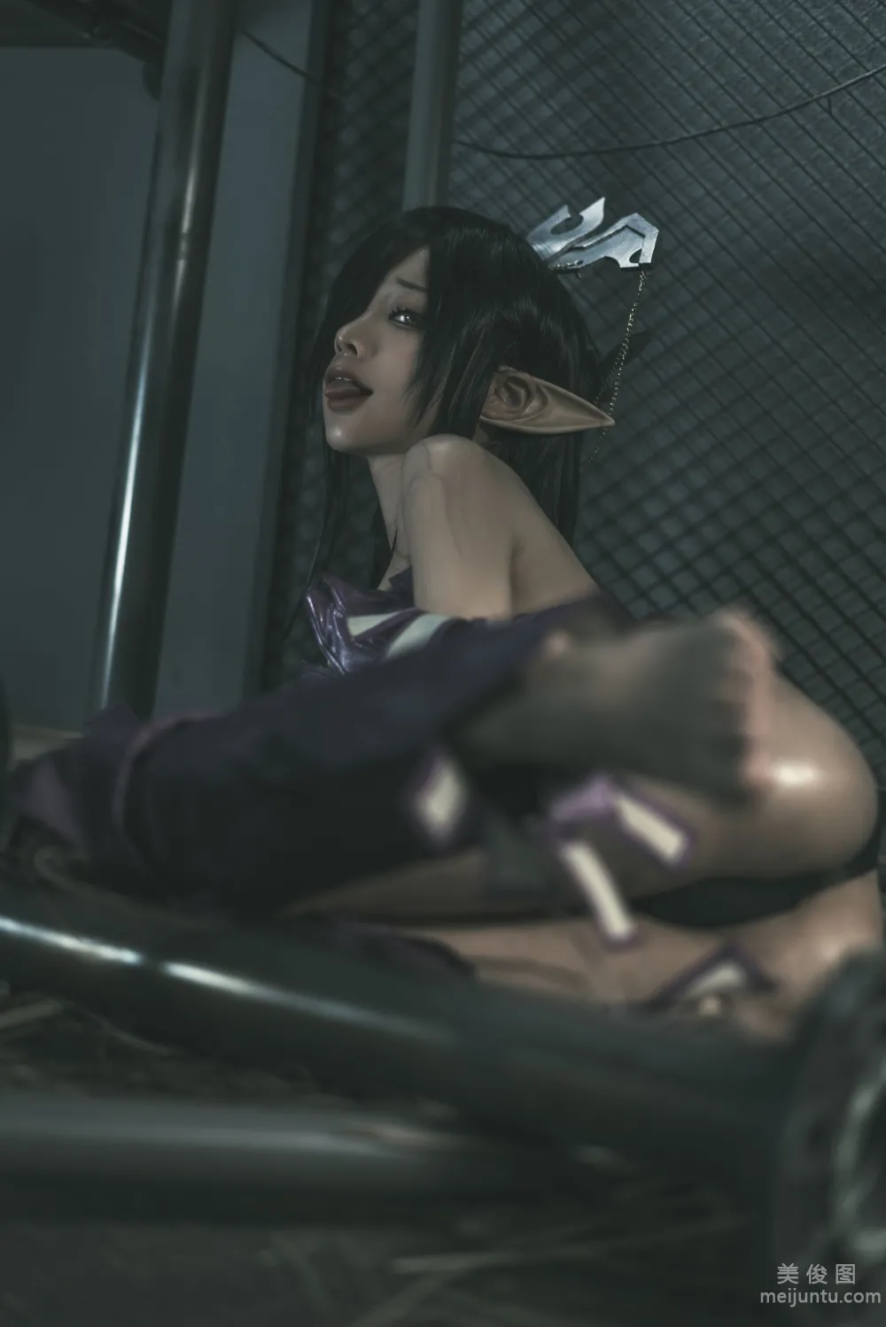 [網紅COSER寫真] 蠢沫沫 - 黑獸女王 原設 套圖 23