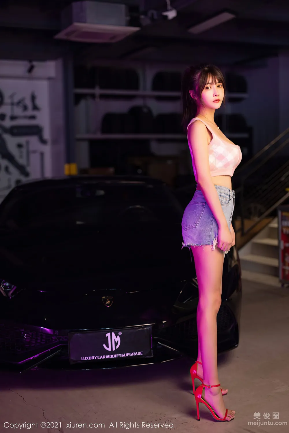 [秀人XiuRen] No.3725 萌奈子 - 香車與美仁的視覺 1