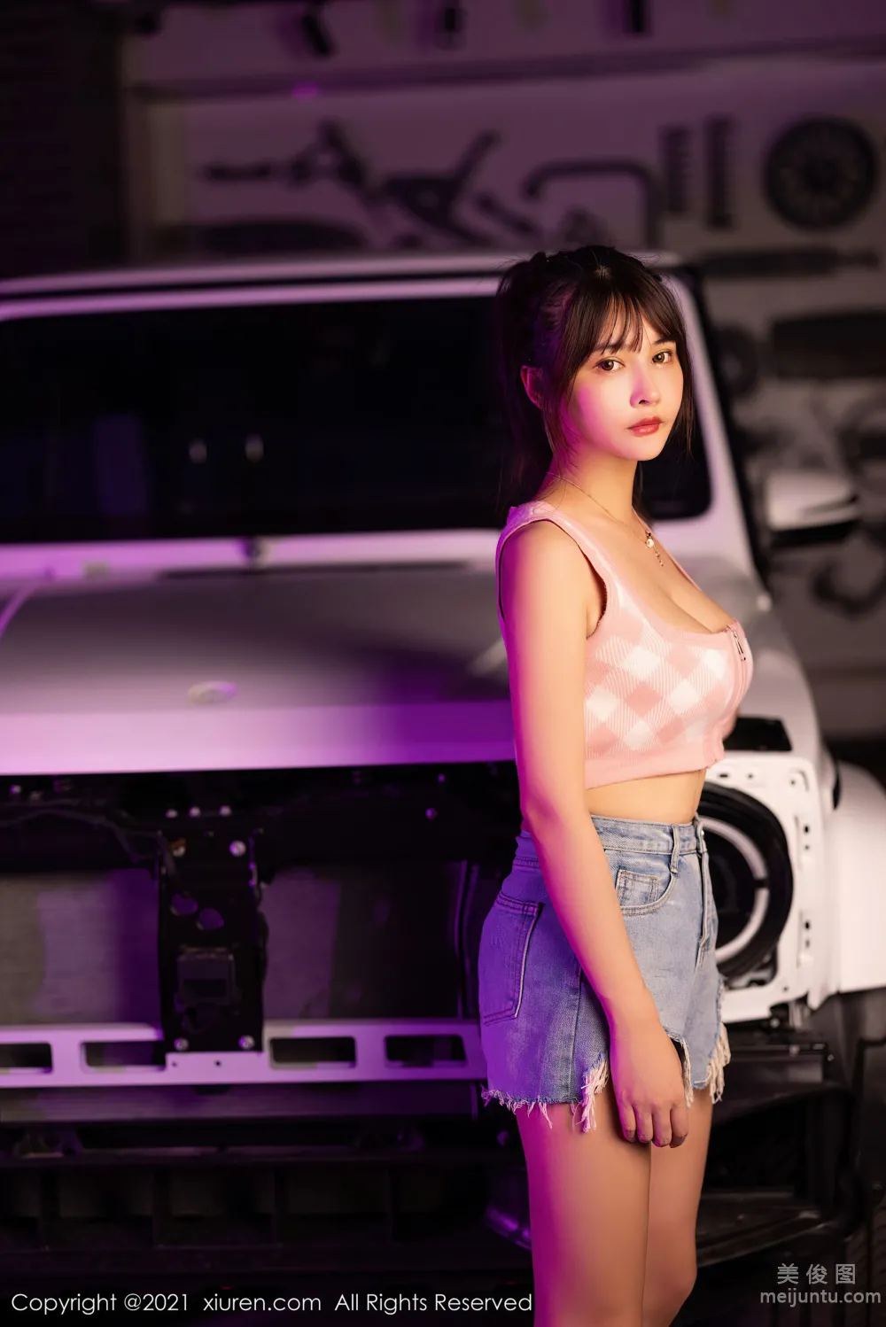 [秀人XiuRen] No.3725 萌奈子 - 香車與美仁的視覺 21