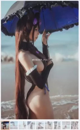 FGO辣妹coser《愛老師_PhD》奇怪為什麼總覺得畫面特别滿