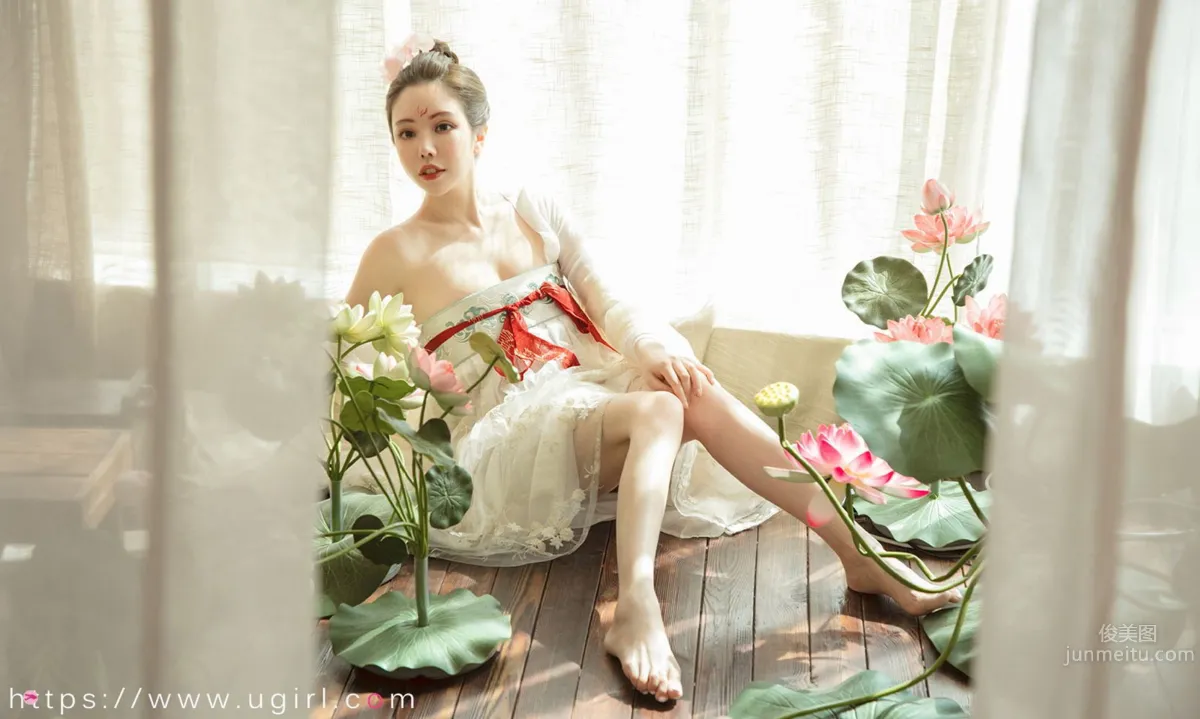 花滿月夜的妮小妖 少女側卧情郎愁多 6